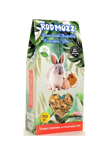 Rodmozz Vitaminli Kemirgen Hamster Guineapig Tavşan Yemi 700gr