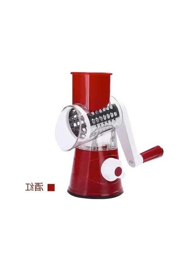 Pazly Çok Fonksiyonlu Sebze Kesici, Dilimleme, Rendeleme, Doğrayıcı - Kırmızı Model Kırmızı