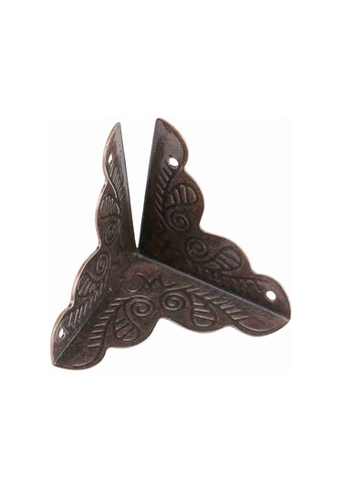 Springsun Klasik Bakır Köşe Koruyucu, Masa Ve Kutuları Koruma Ve Dekorasyon, 12 Adet Paket, Antik Stili Çok Renkli