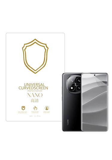 Xiaomi Redmi Note 15 Pro Plus İle Uyumlu Full Tpu Nano Ön Ekran Koruma Filmi - Ekm101