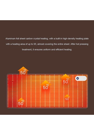 Dijital Ekranlı Masa Isıtmalı Mouse Pad Bilgisayar Masası İçin Hızlı Isınan Su Geçirmez Mouse Pad