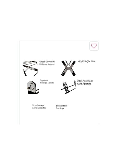 Perilla 19 Metre Majestik Kurutmalık Elbise Askısı Elbise Kurutmalığı Siyah