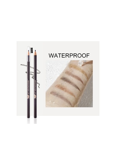 1 Adet Kaş Kalemi Dövme Su Geçirmez Göz Kaş Kalemi Tonu Makyaj Kozmetik 6 Renk 05 0