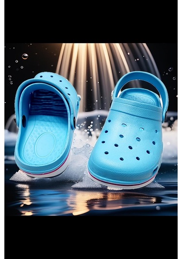 Yazlık Islak Zemin Yumuşak Taban Plaj,deniz Sandalet Terlik Turkuaz