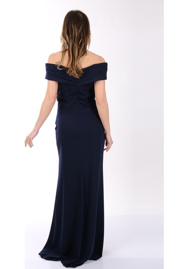 Abiye Elbise Dori 00kb7010 Lacivert