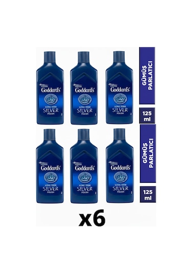 Gümüş Parlatıcısı 125ml 6 Adet 6'lı Set