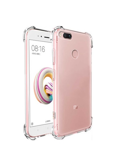 Xiaomi Mi 5x Kılıf Zore Nitro Anti Shock Silikon Renksiz