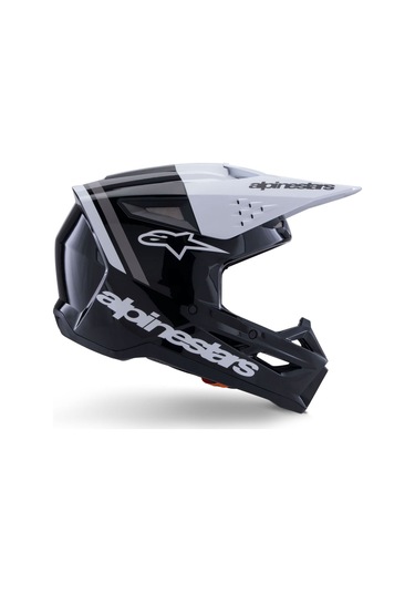 Alpinestars Sm3 Radium Off-Road Cross Kaskı Beyaz - Gri - Siyah
