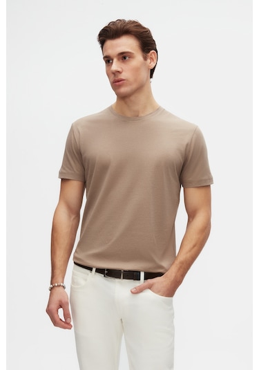 D's Damat Ds Damat Relaxed Fit Vizon %100 Pamuk T-shirt 6hc14ort02005 Vizon