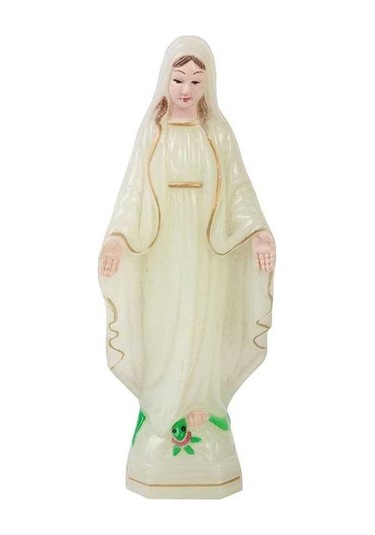 Opulentliving 15cm Suntek Kutsal Meryem Heykelcik, Dekoratif Heykel, Ev Ve Ofis Dekoru, Hediye İdeali 15cm