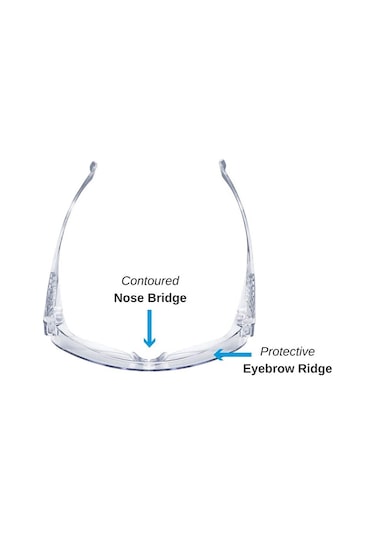 Sones Şeffaf Havalandırmalı Güvenlik Gözlükleri Göz Koruması Koruyucu Laboratuvar Buğu Önleyici Gözlükler