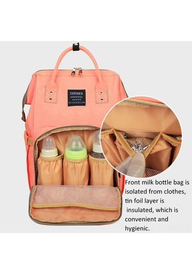 Neevoyu Su Geçirmez Mat Oxford Kumaşlı Büyük Kapasiteli Çift Omuzlu Çanta - Bebek Bakıma Uygun, Isı Yalıtımlı Süt Flas Torbası Ve Çok Fonksiyonlu Bölmelerle Mavi
