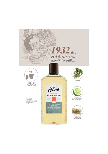 Floid Traş Sonrası Losyon + Duş Jeli + Deodorant Erkek Bakım Seti Karışık Meyve
