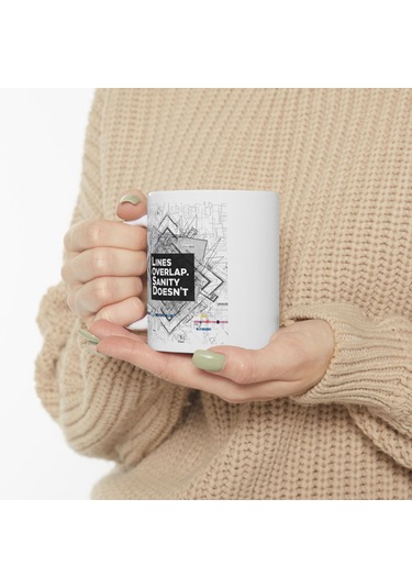 Mimarlara Özel Sanatsal Kupa Bardak Tasarım Ve Kahve Tutkunları İçin Muhteşlem Hediyelik Beyaz