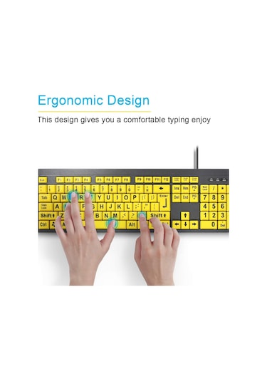 Büyük Harflerle - Yaşlılar, Çocuklar Ve Görme Engelliler İçin - Klb