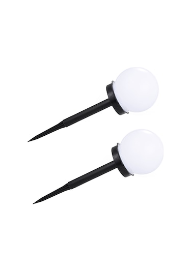 Teltree 2 Adet Soğuk Beyaz Led Güneş Enerjili Otomatik Aç-kapat Bahçe Çim Alani Lambasi Ip44