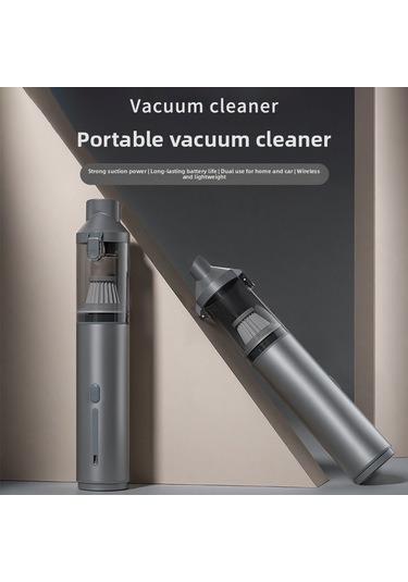 Araç İçi Küçük Yüksek Emişli Elektrikli Süpürge: Taşınabilir Şişirilebilir Çift İşlevli-sarı Siyah