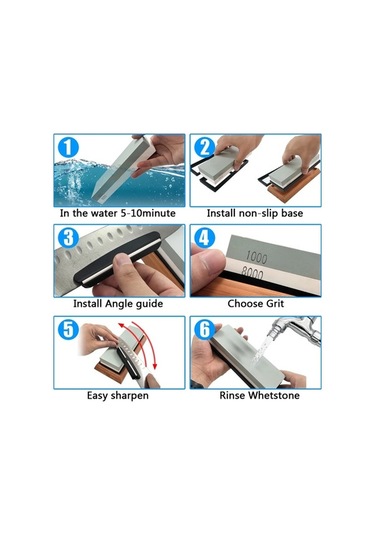 Profesyonel Lichen 3in1 Bıçak Bileyici Wondernest Taşları - Çift Bileme