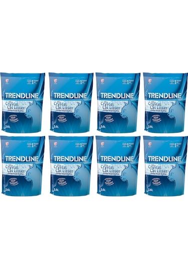 Trendline Tozsuz Silika Kristal Kedi Kumu 8 x 3600 ML