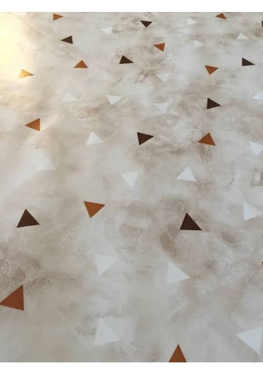 Geometrik Desen Pvc Astarlı Muşamba Masa Örtüsü