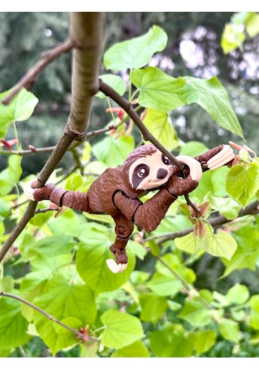 Tembel Hayvan Oyuncak 3d Hareketli Organik Vip Model- Büyük Boy