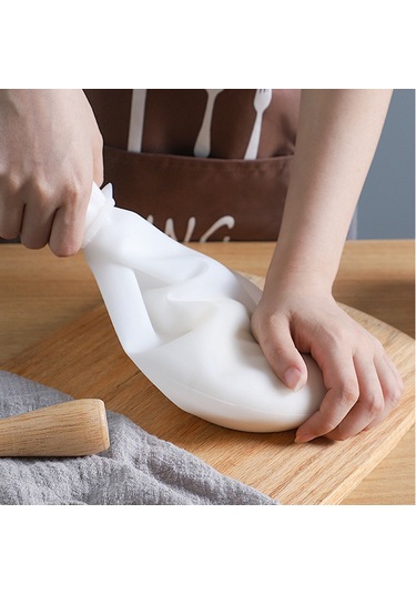 Yapışmaz Hamur Karıştırıcı Çantası Yeniden Kullanılabilir Silikon Yoğurma Hamur Çantaları Ekmek Hamuru Pizza İçin Zehirsiz Çok Fonksiyonlu Pişirme Aleti Çantası Gıda Saklama Çantası Diğer