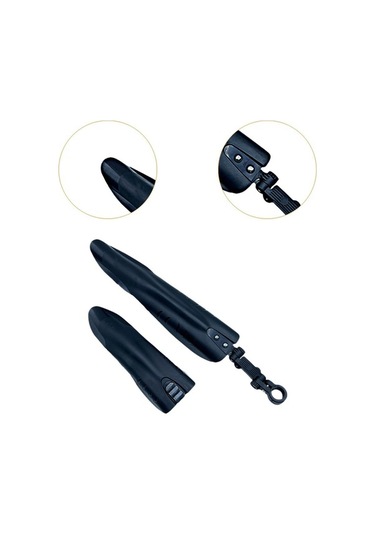 Pazly Ve Tamir Siyah Seti Ön Moda Homyl Bisiklet Arka Çamurluk Dx Siyah