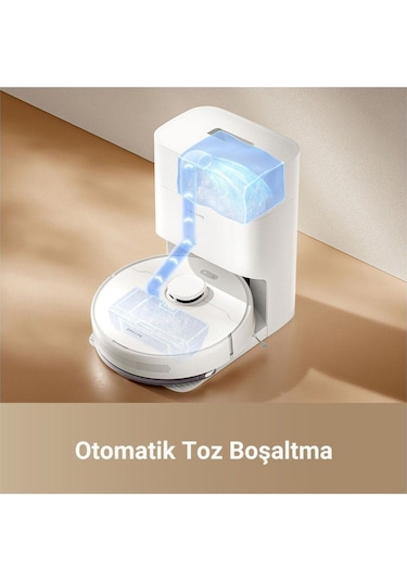 Dreame D10 Plus Gen 2 Toz İstasyonlu Robot Süpürge Beyaz