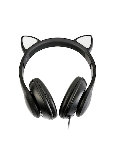 Polosmart FS56 Mikrofonlu Kedi Figürlü Kulak Üstü Kulaklık