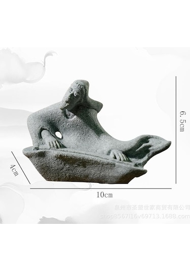 Suntek Antik Çin Heykelcik Heykeli Yapıt Kanunlu-yaşlı-adam