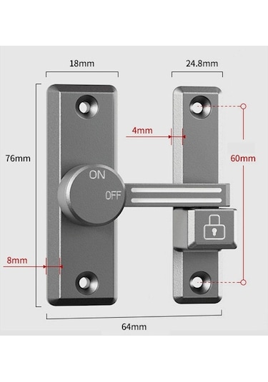 Besthome1 Ahır Sürgülü Kapı - Mandalı Beyaz Suntek Garaj Bahçe Kapısı