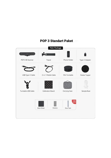 Revopoint Pop 3 Standard Edition 3d Scanner
