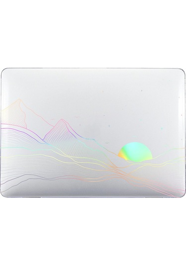 MacBook Uyumlu Air 15 İnç 2023 A2941 Ab Versiyonu / A3114 Kılıfı Soğuk Damgalama Dizüstü Bilgisayarlar Pc Sert Kabuk - Lt-17 Şeffaf