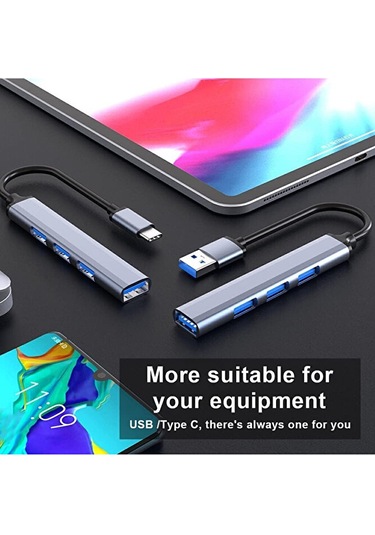 Usb 3.0 High Speed To 4 Port Usb 3.0 Çoklayıcı Hub Çevirici Adapt
