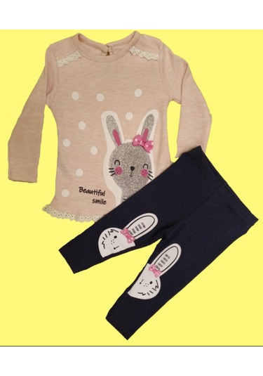 Simli Tavşan Taytlı İkili Takım somon