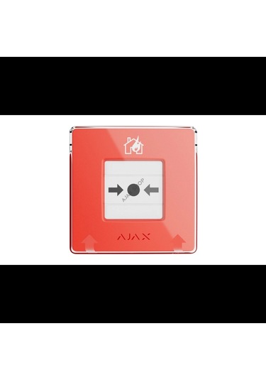 Ajax, Manual Call Point, Kablosuz, Kırbas Butonu Nc, Kırmızı