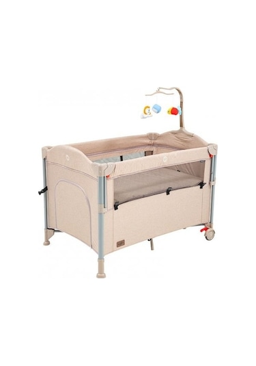 Baby2Go Venedik Anne Yanı Oyun Parkı & Beşik 70 x 110 CM