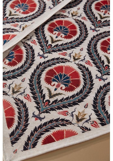 Çeyiz Diyarı Sema 2li Lüks Runner 45x140 Cm Çok Renkli