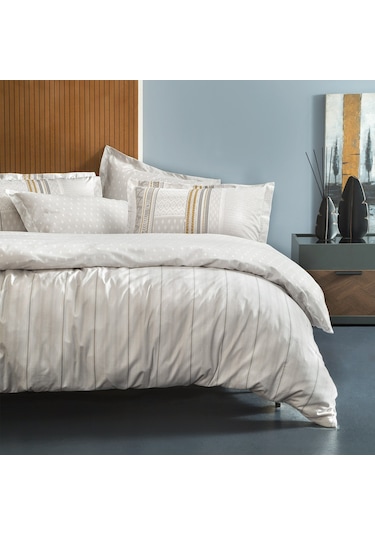 Yataş Pamena Ranforce Tek Kişilik Nevresim Seti - Gri