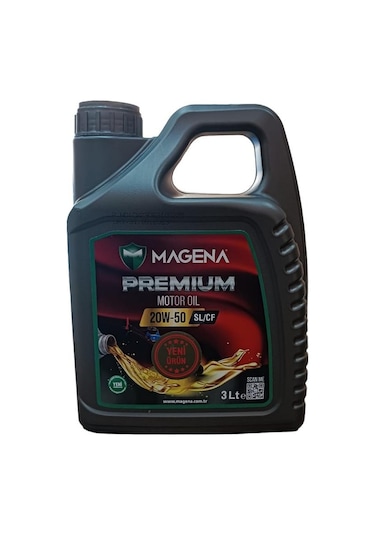 Magena Premium 20W-50 Motor Yağı 3 L