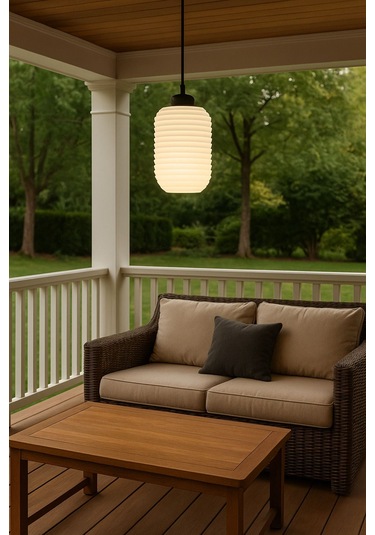 Dekoratif Avize Mocca Serisi Ev Ofis Veranda Mutfak Çap 20 Cm Çok Renkli