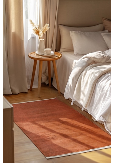 Azra Kiremit Özel Kaymaz Tabanlı Pamuk Dokuma Kilim