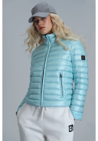 Lufian Mary Kaztüyü Kadin Mont Açik Mavi Açık Mavi 122120022100320 Açık Mavi