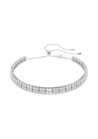 5708936 Swarovski Kolye Matrıx:choker L Whıte/rhs Metal