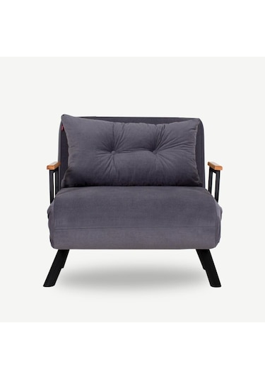 Pafu Sando Tekli Katlanır Yataklı Koltuk - Gri