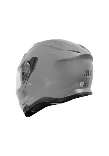 My Helmets Mks002-ng Güneş Vizörlü Şeffaf Çene Açılır Motosiklet Kaskı Gri