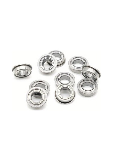 Dashanshop 5 Adet Mf148zz 8x14x4mm Mini Metal Flanged Rulman Hassas Uygulamalar İçin İnce Duvarlı