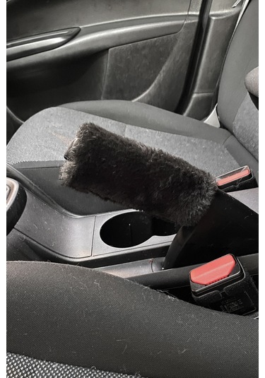 Yumuşak Peluş El Freni Süsü Siyah siyah