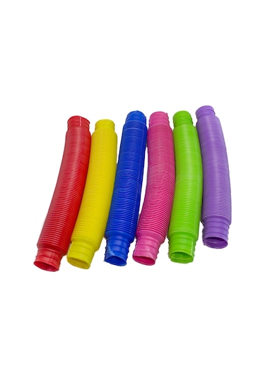 Oyuncak Esnek Boru Pop Tubes Sevimli Borular 6'lı Set