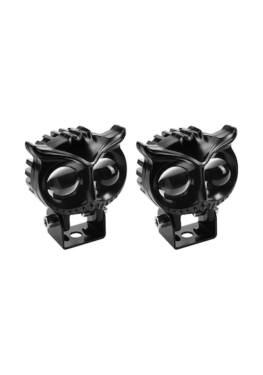 Suofeng Motorcycle Led Yardımcı Farları, 12-85v, Ip65 Su Geçirmez, Beyaz+sarı Işık, 2 Adet, Aluminyum Gövde, Kolay Kurulum